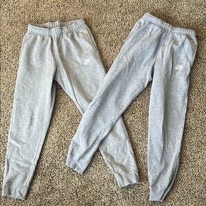 Men’s Nike Jogger Sweatpants Light Gray Size Small Tall
